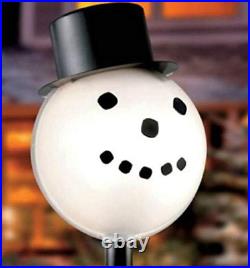 Outdoor Christmas Lamppost/Lamp Cover Shade with Snowman Head