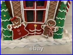 Oversized Illuminated Gingerbread House by Valerie Parr Hill 26 Tall