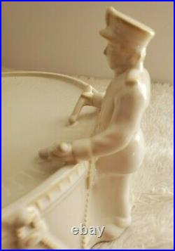 POTTERY BARN 12 Days of Christmas Drummer Boy Cake Stand / Plate