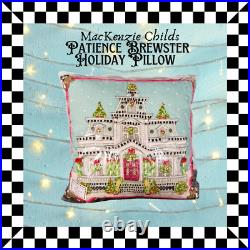 Patience Brewster Christmas House Pillow