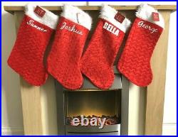 Personalised Christmas Stocking Xmas Deluxe Secret Santa Filler Kids Adults
