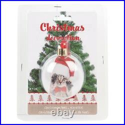 Personalised Christmas Tree Photo Baubles Set Xmas Ball Star Ornament Decoration