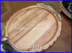Pier 1 Fall Turkey Wood Large Charcuterie Board Platter SOLD OUT HTF NWT