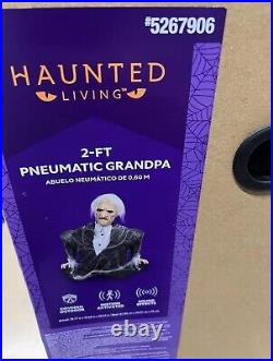 Pneumatic grandpa 2 ft haunted living brand new