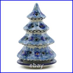 Polish Pottery Christmas Tree Candle Holder 8 Ceramika Artystyczna UNIKAT