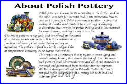 Polish Pottery Snowman Candle Holder 5 Sunshine Grotto UNIKAT