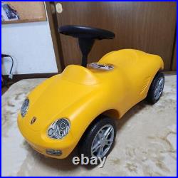 Porsche Boxster S Pedal Car Retro Yellow Vintage from Japan