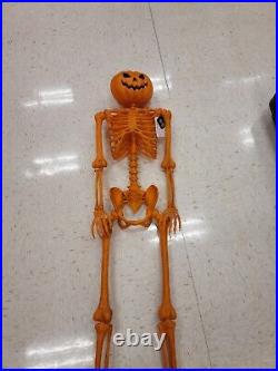 Posable Pumpkin Skeleton 60 Halloween Decorative Mannequin Hyde & EEK! IN HAND
