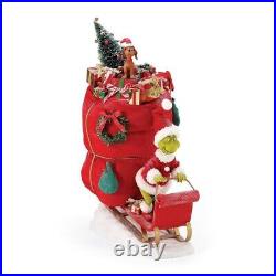 Possible Dreams Figurine Licensed Department 56 Grinch Sleigh of Toys 6006035