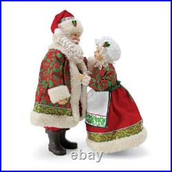 Possible Dreams Two Piece Christmas Figurine Set Santa with Mrs. Claus 6010206