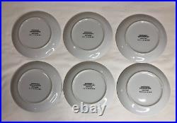 Pottery Barn 12 Days of Christmas Holiday Dessert Plates Complete with Box