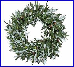 Pottery Barn Faux Olive Wreath