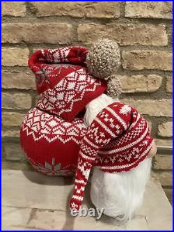 Pottery Barn Gnome Shaped Pillow Sven Gnome Pillow And Mini Gnome Set Christmas