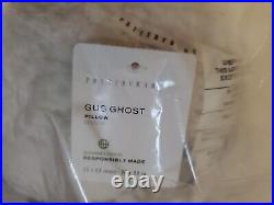 Pottery Barn Gus the Ghost Sphere Pillow, 11 x 13, Ivory RARE NWT