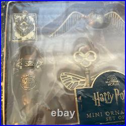 Pottery Barn Harry Potter Wizarding World Mini Ornaments Set of 6 NEW