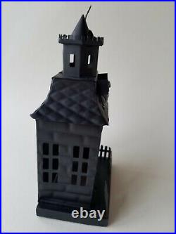 Pottery Barn Haunted Halloween Houses Metal Small Medium Large S/3 #4645A