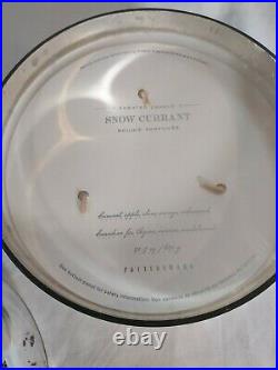 Pottery Barn Mercury Ornament Candle Silver Large Christmas Decor Scented