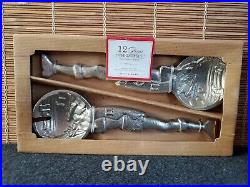 Pottery Barn Salad Serving Set Twelve Day's of Christmas Piper's Piping