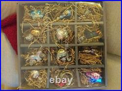 Potterybarn Twelve Days of Christmas Mercury Glass Ornaments New In Original Box