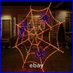 Pre-Lit 90 Twinkling Spider Web For indoor or outdoor use
