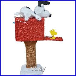 ProductWorks Peanuts 36 Snoopy on The Mailbox Prelit Yard Decoration (Open Box)