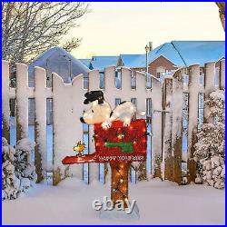 ProductWorks Peanuts 36 Snoopy on The Mailbox Prelit Yard Decoration (Open Box)