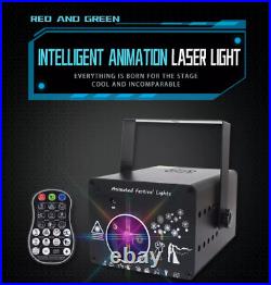 Proyector de luz láser para escenario dispositivo de escáner con control remoto