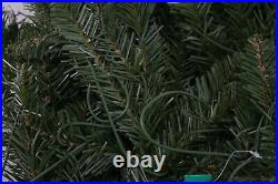 Puleo International 7.5 Foot Pre-Lit Slim Fraser Fir Artificial Christmas Tree