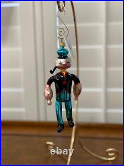 RADKO ITALIAN ORNAMENT STRONG TO THE FINISH Popeye WithTAG RETIRED 1996