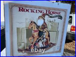 RARE AND HARD TO FIND Rocking Horse with Santa Costco 685839