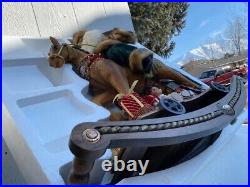 RARE AND HARD TO FIND Rocking Horse with Santa Costco 685839