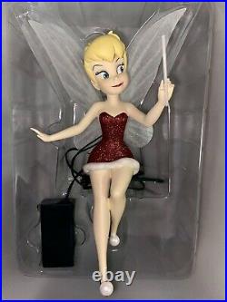 RARE Disney Store Tinker Bell Light Up Holiday Christmas Tree Topper