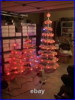 RARE Gemmy The Incredible Holiday Light Show Christmas Tree Trio COMPLETE Works