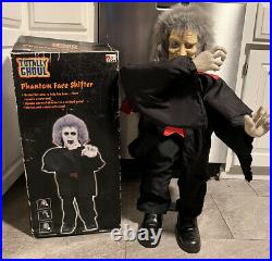 RARE Halloween Gemmy Animated 32 Phantom Face Shifter/Changer Tested WithBox Pics