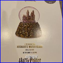 RARE Harry Potter Hogwarts Water Globe Snow Globe 2020 Hallmark Limited Ed NIB