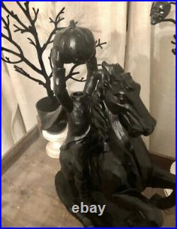 RARE Headless Horseman Statue HARD TO FIND HTF Halloween Fall Home Decor