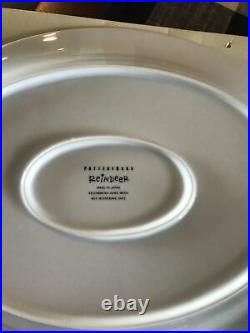 RETIRED Pottery Barn REINDEER Rudolph Serving Oval Platter Serveware NEW