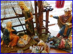 Rare Kirkland Christmas Nativity Set Large Creche de Noel #98881