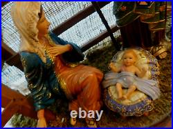 Rare Kirkland Christmas Nativity Set Large Creche de Noel #98881