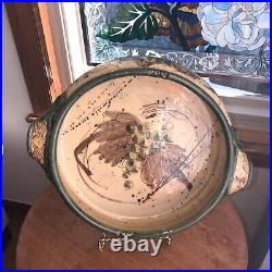 Rare Vintage Sud & Co. Cassis en Provence France Platter-Bowl With Handles 14.5