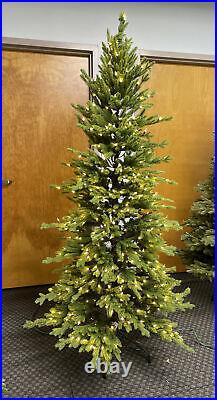Red Spruce Slim 6.5 Tree with Candlelight LED Lights NEWithOpen Box READ DES. $499