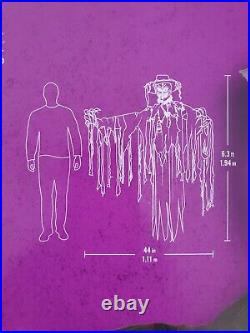 Rotten Patch 6 Foot Animated LED Inferno Scarecrow Halloween Decorations 2021