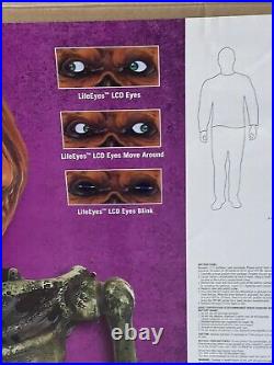 Rotten Patch 6 Ft Poseable Skeleton LifeEyes LCD Eyes Home Depot Halloween
