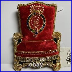 Royal Collection Trust King Charles III Throne Ornament Red 2023 New Bead Crown