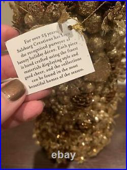 SALZBURG CREATIONS Gold (1) 24 CHRISTMAS TREE NWT