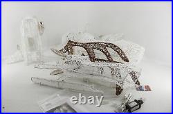 SEE NOTES Alpine LOM226A Holiday Decor Reindeer Family White 3 Piece Set
