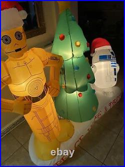 STAR WARS R2-D2 C3PO 6ft Christmas Inflatable Decoration, Peace Hope & Droid