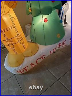STAR WARS R2-D2 C3PO 6ft Christmas Inflatable Decoration, Peace Hope & Droid