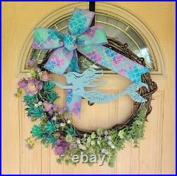 STUNNING Mermaid summer wreath