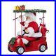 Santa_Driving_Golf_Cart_Fabriche_Christmas_Figurine_Golfing_11_25_Inch_C7480_New_01_aucv